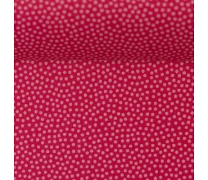 Baumwolle - Dotty kirschrot